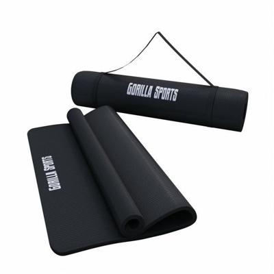 Yogamat Deluxe 190 x 60 x 1,5 cm Zwart