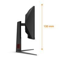 AOC Gaming CU34G4Z - 34 inch WQHD Curved Monitor, 240 Hz, FreeSync Prem., HDR400 (3440 x 1440, 1ms GtG, 2x HDMI 2.1, 1x DisplayPort 1.4, USB-hub) zwart-rood - thumbnail