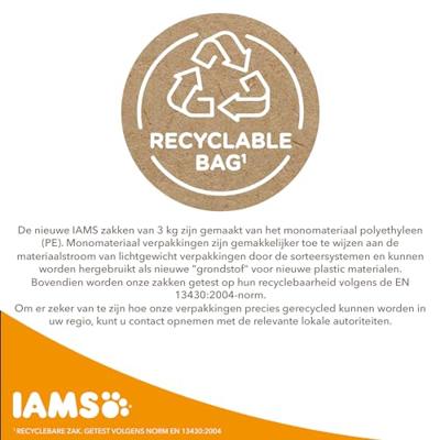 Iams Adult kattenvoer met verse kip 2 x 3 kg - thumbnail