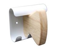 Unilux muurkapstok Aurora, wit, 1 haak - thumbnail