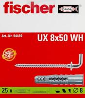 Fischer 94410 UX 8 x 50 WH Universele pluggen 70 mm 8 mm 25 stuk(s) - thumbnail
