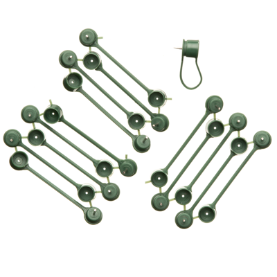 Plantenklemmen groen 15 stuks