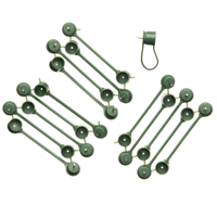 Plantenklemmen groen 15 stuks - thumbnail
