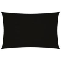 Zonnescherm rechthoekig 4x7 m oxford stof zwart - thumbnail