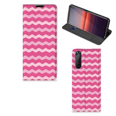 Sony Xperia 5 II | Hoesje met Magneet | Waves Pink