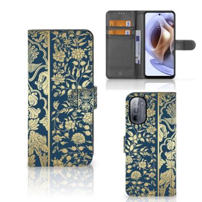 Motorola Moto G31 | G41 Hoesje Beige Flowers Motorola Moto G31 | G41 Hoesje Beige Flowers