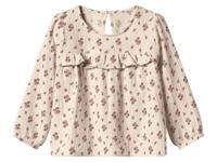 lupilu Mousseline kinder blouse (Beige, 122/128) - thumbnail