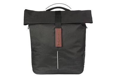 Basil Tas city shopper enkel | mik studs | zwart | 14-16l
