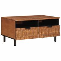 Salontafel met lade Bruin 80 x 54 x 40 cm Massief Mango Hout - thumbnail