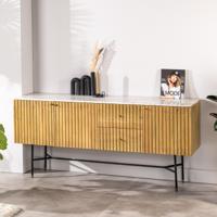 BASE Dressoir 'Yono' Acaciahout, 175cm, kleur Naturel - thumbnail