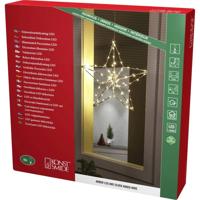 Konstsmide 1802-993 Deurkrans met verlichting Ster Barnsteen LED Zilver Energielabel: G (A - G) - thumbnail