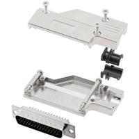 encitech DCMR-FK-25-HDP44-K 6355-0066-03 D-sub male connectorset 90 ° Aantal polen: 44 Soldeerkelk 1 set(s) - thumbnail