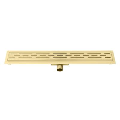 Best Design Douchegoot Nancy Met Flens 100x7x7 cm RVS Mat Goud Best Design Douchegoot Nancy Met Flens 100x7x7 cm RVS Mat Goud