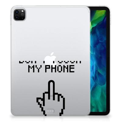 iPad Pro 11 2020/2021/2022 Print Case Finger Don't Touch My Phone iPad Pro 11 2020/2021/2022 Print Case Finger Don't Touch My Phone