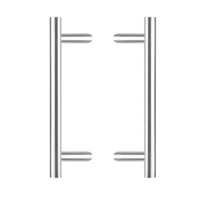 Intersteel Deurgrepen set T-schuin500mm geborsteld RVS