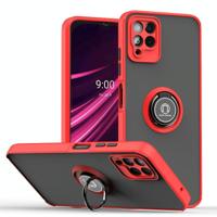 Voor T-Mobile REVVL 6 Pro 5G Q Shadow 1-serie TPU + pc-telefoonhoes met ring - thumbnail