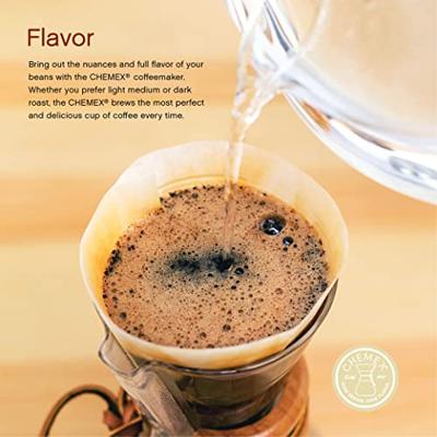 Chemex koffiefilters - FP-2 Bonded (ongevouwen) - 100 stuks Chemex koffiefilters - FP-2 Bonded (ongevouwen) - 100 stuks