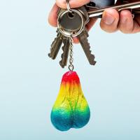 Balzak sleutelhanger - Regenboog - thumbnail