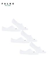 FALKE 3-paar Step High - heren footies met anti slip - Kousenvoetjes die niet afzakken - Sokken voor in loafers katoen - 42 - Wit - Onderbroek - - - thumbnail