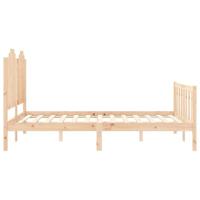 Bedframe zonder matras massief grenenhout 140x200 cm - thumbnail