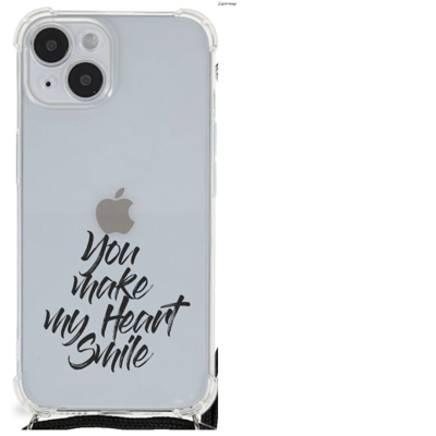 iPhone 14 Plus Telefoonhoesje met tekst Heart Smile iPhone 14 Plus Telefoonhoesje met tekst Heart Smile