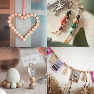 Vaessen Creative • houten kralen 25mm 25stuks