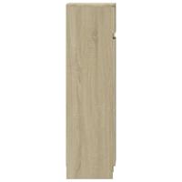 Schoenenkast 100,5x28x100 cm bewerkt hout sonoma eikenkleurig - thumbnail