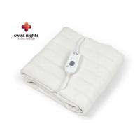 RoyalTextile - Swiss Nights Elektrische Deken - 1- en 2-persoons - Elektrische Deken 90W White - 140 x 150 - thumbnail