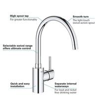 GROHE Concetto Keukenkraan - hoog - draaibare uitloop - chroom 32661003 - thumbnail