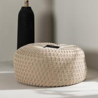 Nohr Poef 'Montario' 60cm, kleur Beige - thumbnail