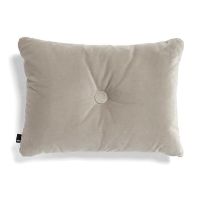 HAY Dot Cushion 1 Knoop Velours Kussen - Beige HAY Dot Cushion 1 Knoop Velours Kussen - Beige