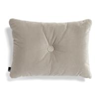 HAY Dot Cushion 1 Knoop Velours Kussen - Beige - thumbnail