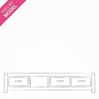TV dressoir Orlando (210cm) | Hout  | Eikenhout | Lichtbruin - thumbnail