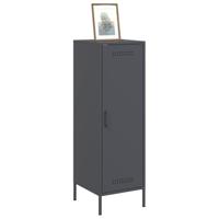 Hoge kast 36x39x113 cm staal antracietkleurig - thumbnail