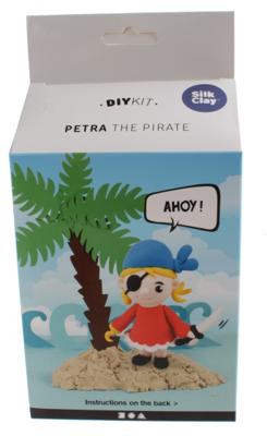 Silk Clay Funny friends, petra the pirate, 1 set