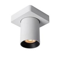 Lucide NIGEL - Plafondspot - LED Dim to warm - GU10 - 1x5W 2200K/3000K - Wit - thumbnail