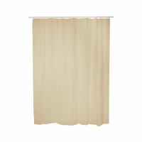 Douchegordijn Exma basic Beige PVC 140 x 180 cm - thumbnail