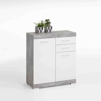 Opbergkast Hermes Beton 80x35x90 cm - 2 Opbergkast Hermes Beton 80x35x90 cm - 2