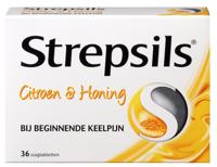 Strepsils Citroen & Honing Zuigtabletten - thumbnail