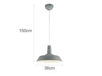 Trio HanglampWill betongrijs - R30421078 - thumbnail