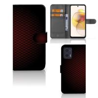 Motorola Moto G73 | Telefoon Hoesje | Geruit Rood - thumbnail