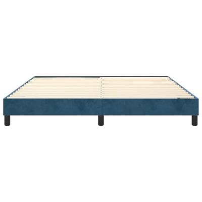 Boxspringframe fluweel donkerblauw 180x200 cm Boxspringframe fluweel donkerblauw 180x200 cm