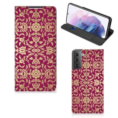 Telefoon Hoesje Samsung Galaxy S21 Plus Barok Pink Telefoon Hoesje Samsung Galaxy S21 Plus Barok Pink