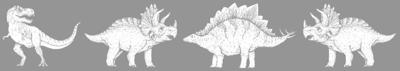 Noordwand Kids Walls Behangrand met dinosaurussen - 45804