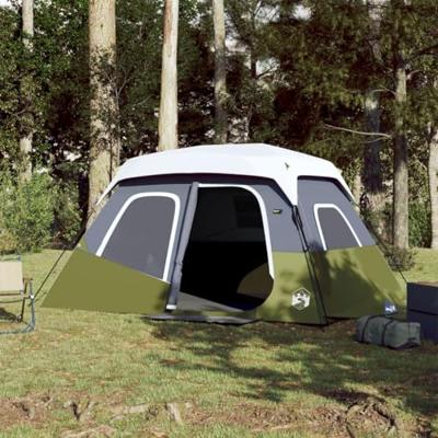 VidaXL Tent met led 6-persoons snelontgrendeling lichtgroen VidaXL Tent met led 6-persoons snelontgrendeling lichtgroen