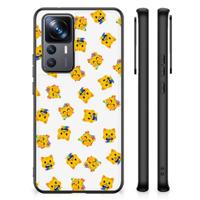 Back Case voor Xiaomi 12T | 12T Pro Katten Emojis - thumbnail