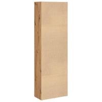 Boekenkast 60x30x189 cm bewerkt hout artisanaal eikenkleurig - thumbnail