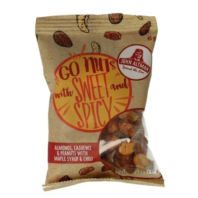 John Altman Mixed nuts maple & chilli 45 Gram John Altman Mixed nuts maple & chilli 45 Gram