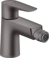 Hansgrohe Talis E ééngreeps bidetmengkraan met PopUp trekwaste, Brushed Black Chrome - thumbnail