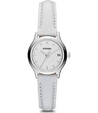 Horlogeband Fossil ES3275 Leder Wit 12mm